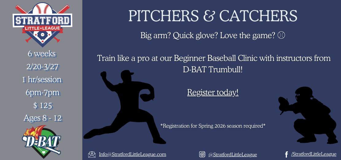 Baseball Pitching & Catching Clinic
